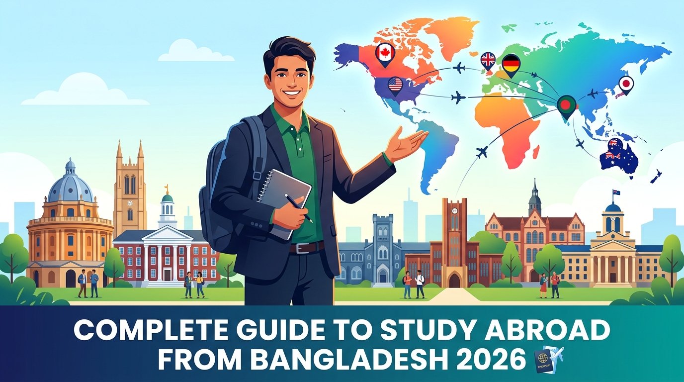 Complete Guide to Study Abroad from Bangladesh 2026: Countries, Costs & Visa